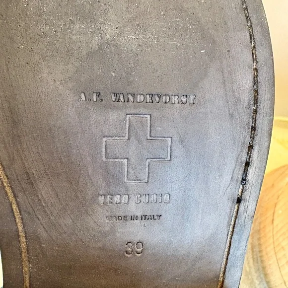 AF VANDEVORST SUEDE COMBAT BOOT - Picture 6 of 7